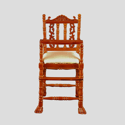 Muebles de casa de muñecas en miniatura a escala 1:12, modelo de silla de bebé de alta calidad