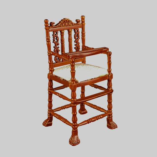 Muebles de casa de muñecas en miniatura a escala 1:12, modelo de silla de bebé de alta calidad