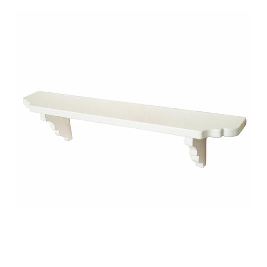 1:12 Scale Miniature Dollhouse Wooden White Wall Shelf Rack Furniture Accessories