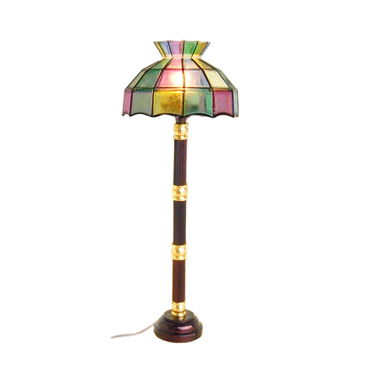 1:12 Scale Miniature Floor Lamp With Electric Wire Plug 12V Lighting For Dollhouse Decor Miniature Furniture