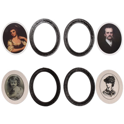 1:12 Scale Miniature Framed Picture Paintings Set For Dollhouse Decoration Accessories DIY