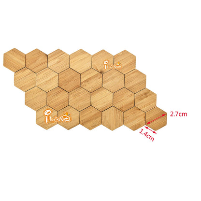 1:12 Scale Miniature Dollhouse Accessories 48 Pcs Light Bamboo Patchwork Flooring Geometric Tiles For Dollhouse Miniature Furniture