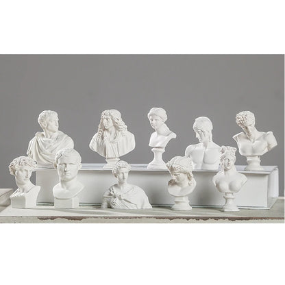 1:12 Scale Resin Sculpture Miniature Dollhouse Accessories For Garden And Living Room Famous Statue
