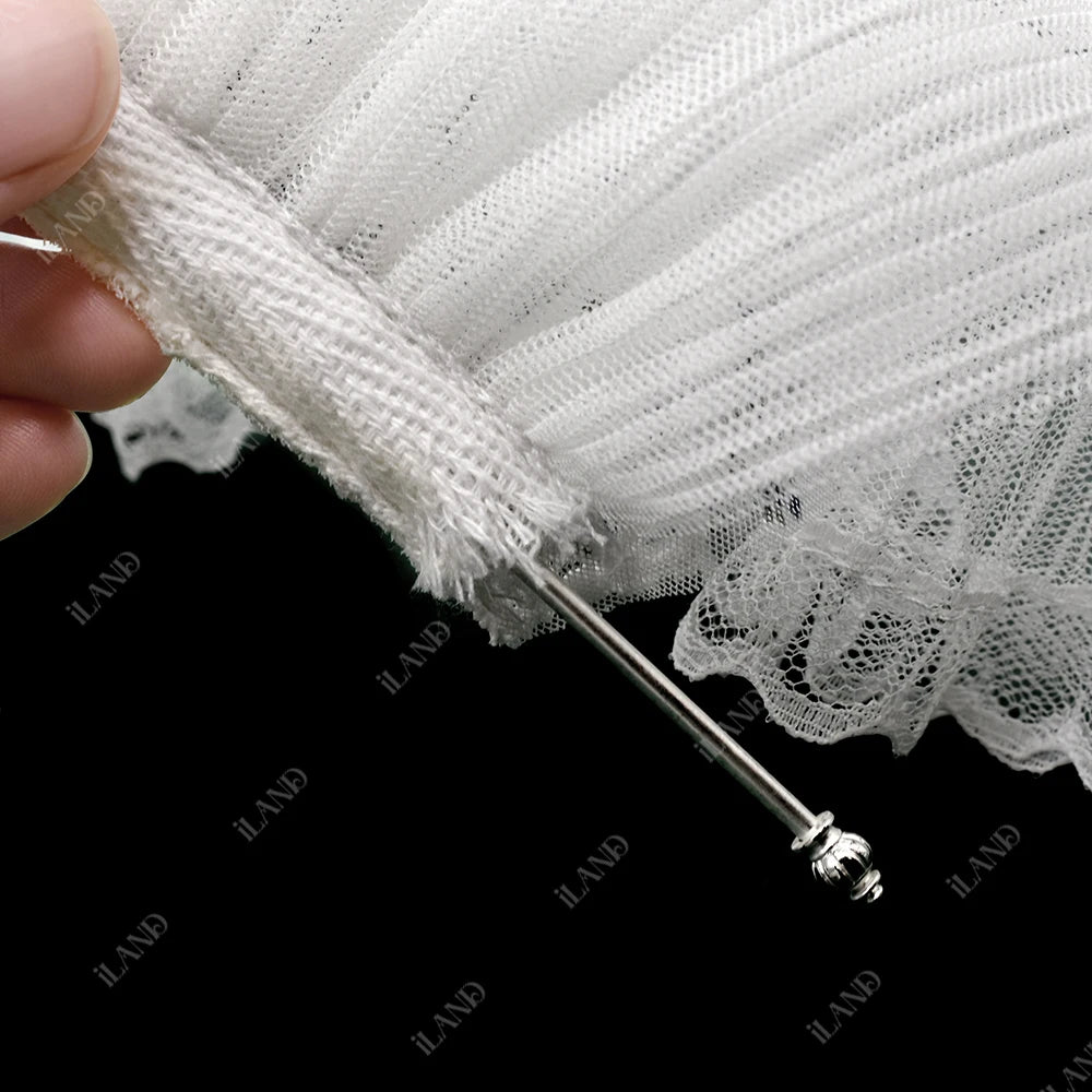 1:12 Scale Miniature Dollhouse Curtains Set Multi Layered Lace Tulle Window Dressing Accessories For Doll House Decor