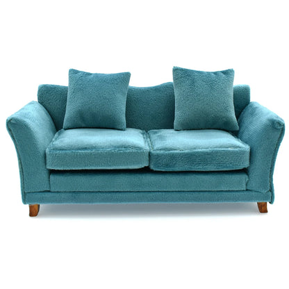 1:12 Scale Modern Miniature Sofa Dollhouse Furniture For Living Room