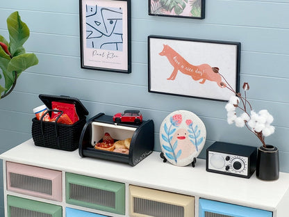 Mueble de madera en miniatura a escala 1:6 para sala de estar, casa de muñecas BJD, Blythe, GSC, decoración para casa de juegos infantil