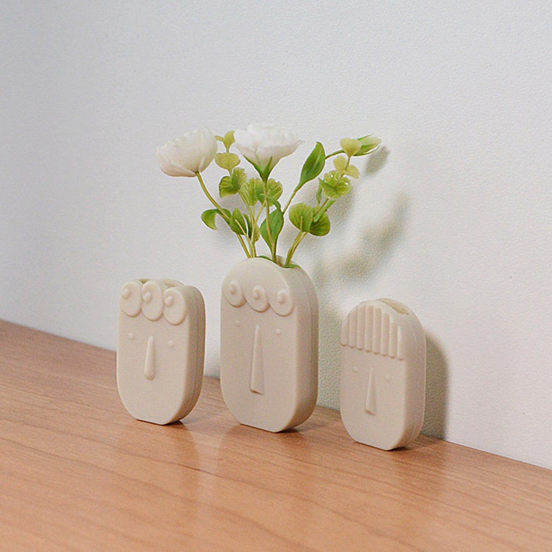 Vase miniature en forme de cactus à l'échelle 1:6, design géométrique, accessoires pour maison de poupée Blythe BJD