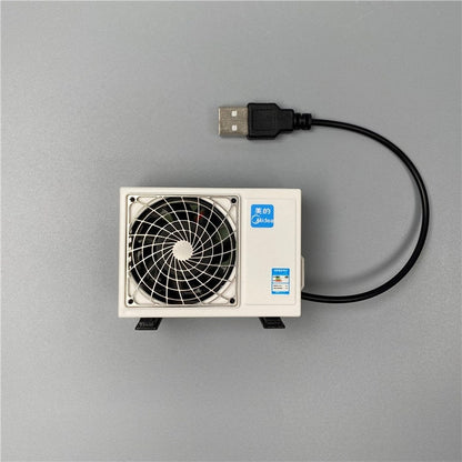 1:12 Scale Miniature Rotatable Air Conditioner Model Dollhouse Accessory Desktop Miniature Furniture For OB11 Dolls