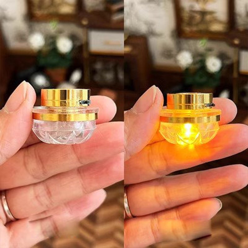 Lampe murale LED miniature à l'échelle 1:6, lustre, lampe de table à l'échelle 1:12, modèle BJD Blythe GSC, accessoires de décoration pour maison de poupée, meubles miniatures