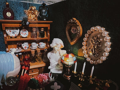 1:12 Scale Miniature LED Wall Lamp And Chandelier Dollhouse Lighting Accessories For BJD Blythe And GSC Dolls