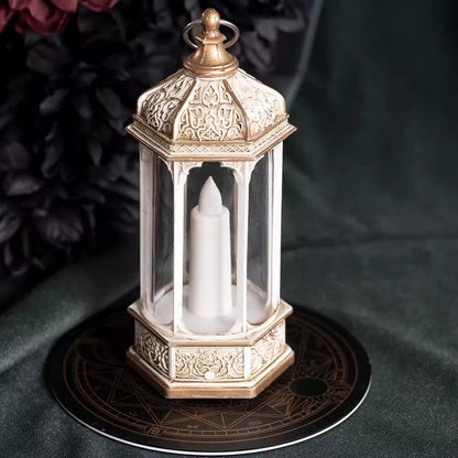 Lanterne magique hexagonale miniature à l'échelle 1:6, décoration rétro lumineuse pour maison de poupée BJD Blythe