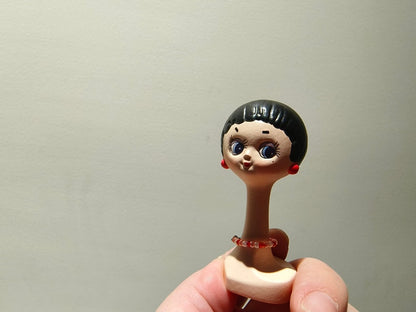 1:6 Scale Miniature Twiggy Head Rack For BJD Dolls OB11 Blythe GSC Hat Display Stand Jewelry Accessories Holder Desktop Decor