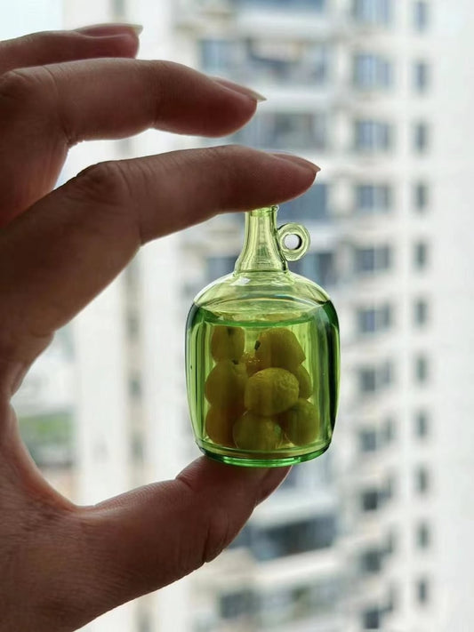 Miniatura a escala 1:6, tarro de limón, bloque de miel, oso, lata BJD, Blythe, GSC, accesorios de decoración de cocina, modelo de escritorio, juguete