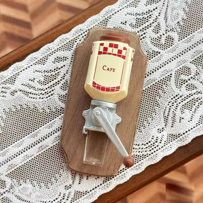 Cafetera en miniatura a escala 1:6, plataforma para agua bendita, tarro de frutas, plato para la cena, modelo BJD Blythe, accesorios de cocina, muebles en miniatura para casa de muñecas.