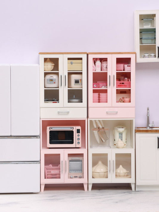 Buffet miniature à l'échelle 1:6, meuble de maison de poupée pour poupées BJD Blythe, modèle d'affichage de bureau