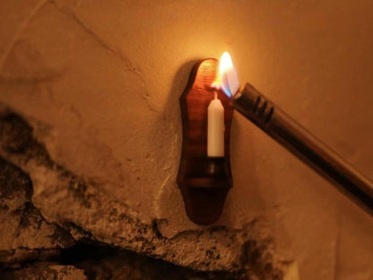 Candelabro francés en miniatura de bronce - Decoración de pared para casa de muñecas a escala 1:6 para coleccionistas de Blythe y BJD