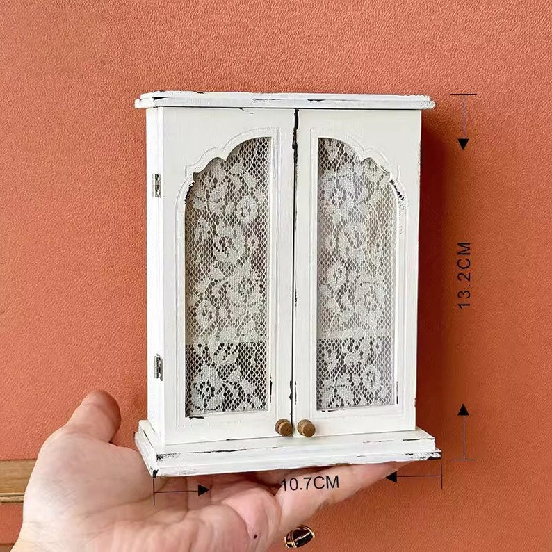 Étagère murale miniature vintage à épices, échelle 1:6, pour maison de poupée BJD Blythe, accessoires