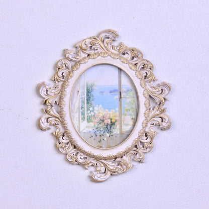 Cadre photo miniature européen rétro à l'échelle 1:6, peinture décorative, accessoires de maison de poupée BJD Blythe, figurine de bureau