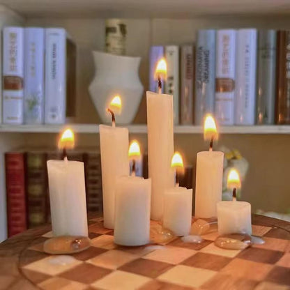 Bougies parfumées miniatures à l'échelle 1:6, modèle 1:12, accessoires de maison de poupée illuminables à faire soi-même, jouets miniatures de bureau