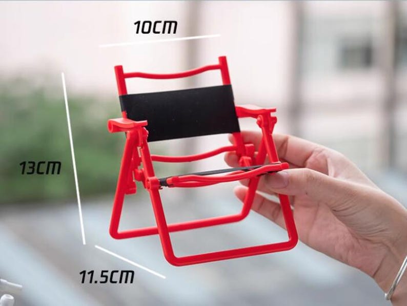 Ensemble de télescope miniature et de chaise pliante en alliage à l'échelle 1:6, accessoires pour maison de poupée, pour collectionneurs BJD Blythe