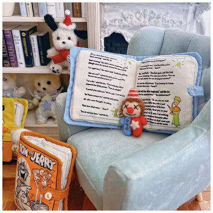 Coussin miniature fait main pour maison de poupée, échelle 1:6, accessoire en tissu réaliste pour projets BJD, Blythe et couture.
