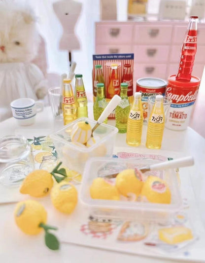 Bouteille de jus Fanta Sprite miniature à l'échelle 1:6, accessoires pour maison de poupées BJD et Blythe