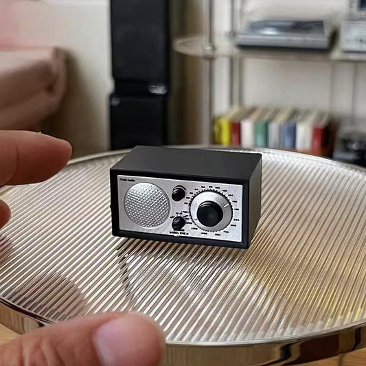 Reproductor de audio de radio en miniatura a escala 1:6, modelo BJD, accesorios para muñecas Blythe, muebles para casa de muñecas, juguete de escritorio para niños