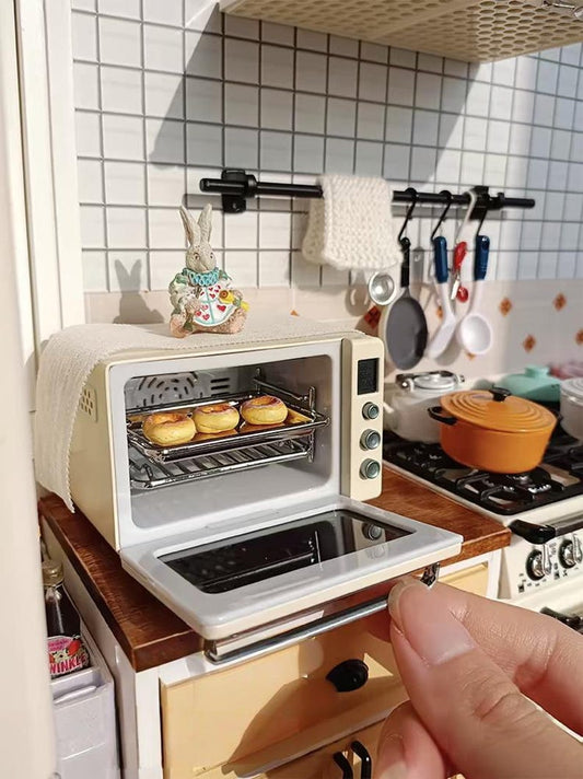 Four électrique miniature à l'échelle 1:6 pour maison de poupée, appareils de cuisine, meubles miniatures pour BJD et Blythe, jouets miniatures de bureau