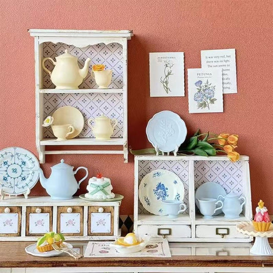 Meuble de rangement mural pour maison de poupée miniature à l'échelle 1:6, pour accessoires de meubles, bureau, jouet, BJD, Blythe, GSC, échelle 1:12