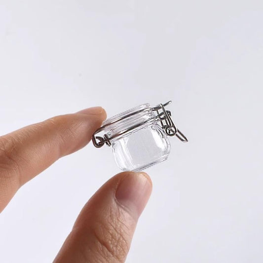 Réservoir de stockage miniature à l'échelle 1:6, bouteille en plastique scellée, ensemble de modèles, accessoires de cuisine BJD Blythe, meubles miniatures pour maison de poupée