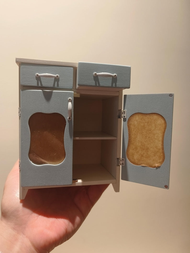 Casiers miniatures à l'échelle 1:6, armoire étroite, buffet, modèle BJD Blythe GSC, meubles de maison de poupée, figurine de bureau