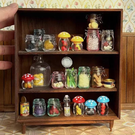 Réservoir de stockage transparent en feuille d'étain pour chocolat, miniature, échelle 1:6, pour modèle BJD Blythe GSC, accessoires de cuisine, meubles de maison de poupée