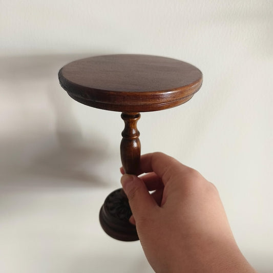 Table basse ronde miniature rétro française à l'échelle 1:6, meubles de maison de poupée BJD Blythe GSC, accessoires de bureau