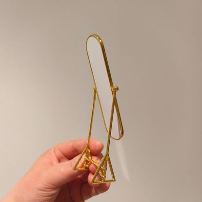 Miroir miniature pour tout le corps, échelle 1:6, miroir de maquillage sur pied, accessoires pour maison de poupée BJD Blythe GSC