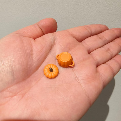 Ensemble de batterie de cuisine miniature à l'échelle 1:12, pot à citrouille, modèle BJD Blythe GSC, accessoires pour maison de poupée